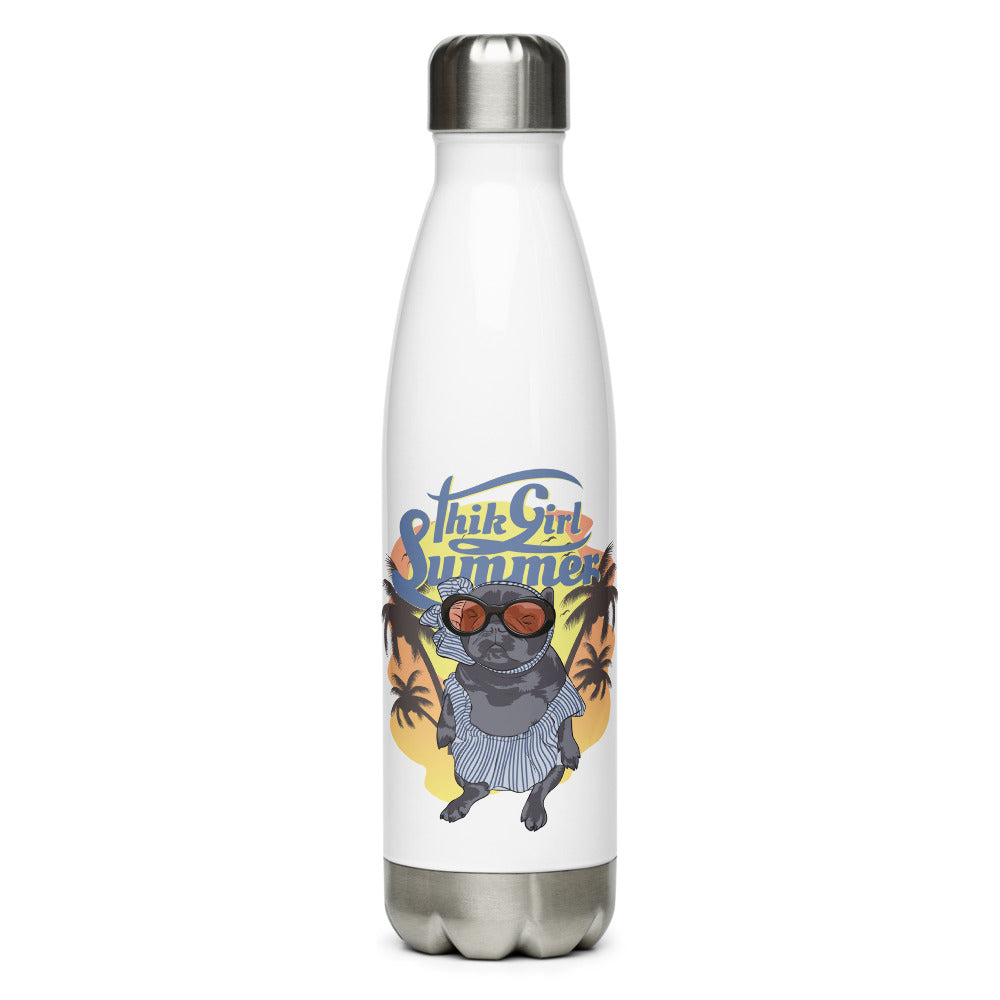 Thik Girl Summer Stainless Steel Water Bottle